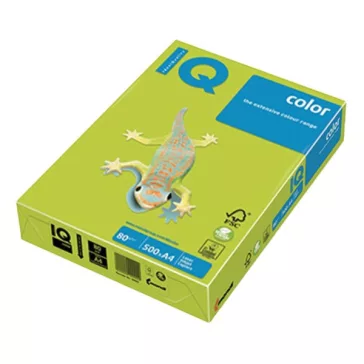   Fénymásolópapír színes IQ Color A/4 80 g intenzív lime LG46 500 ív/csomag