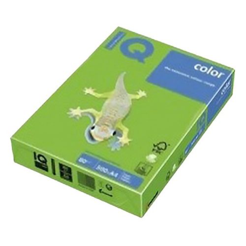 Fénymásolópapír színes IQ Color A/4 80 g intenzív sötétzöld DG47 500 ív/csomag