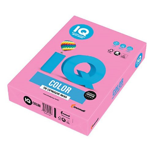 Fénymásolópapír színes IQ Color A/4 80 g neon rózsa NEOPI 500 ív/csomag