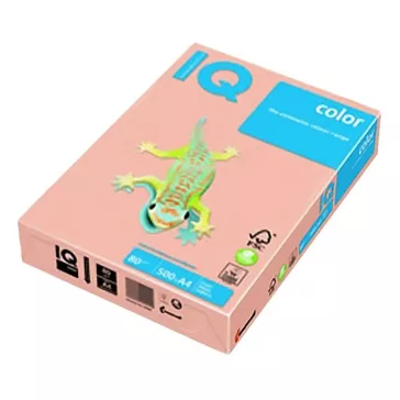   Fénymásolópapír színes IQ Color A/4 80 g pasztell flamingó OPI74 500 ív/csomag