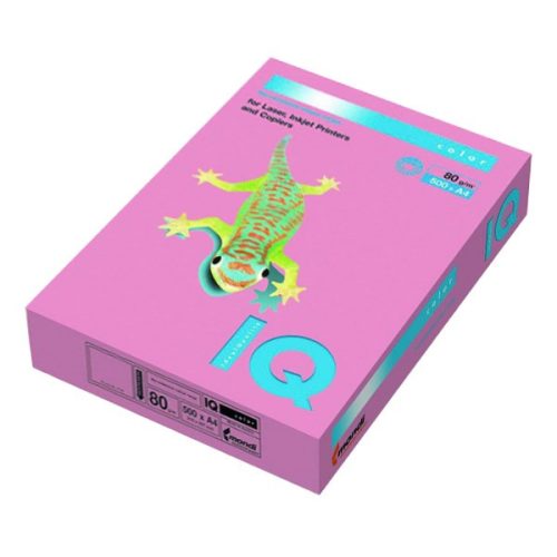 Fénymásolópapír színes IQ Color A/4 80 gr pasztell lazac SA24 500 ív/csomag
