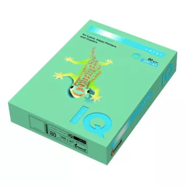   Fénymásolópapír színes IQ Color A/4 80 g pasztell zöld GN27 500 ív/csomag