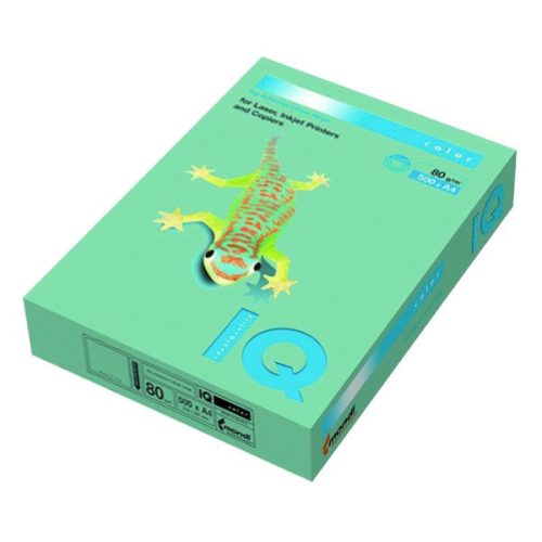 Fénymásolópapír színes IQ Color A/4 80 g pasztell zöld GN27 500 ív/csomag