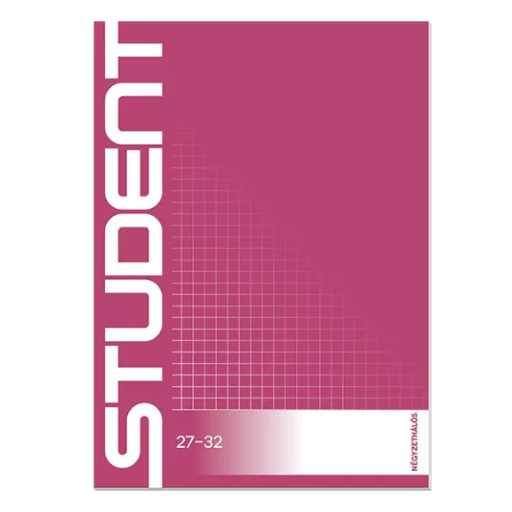 Füzet kockás ICO Student A/5 32 lapos 27-32 Füzet kockás ICO Student A/5 32 lapos 27-32
