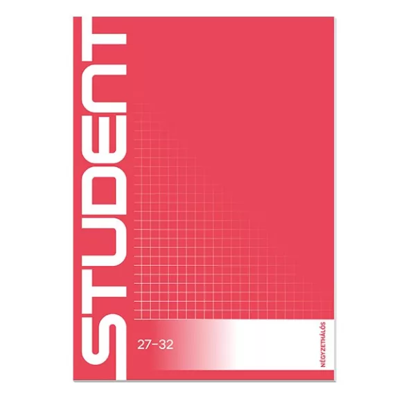 Füzet kockás ICO Student A/5 32 lapos 27-32 Füzet kockás ICO Student A/5 32 lapos 27-32