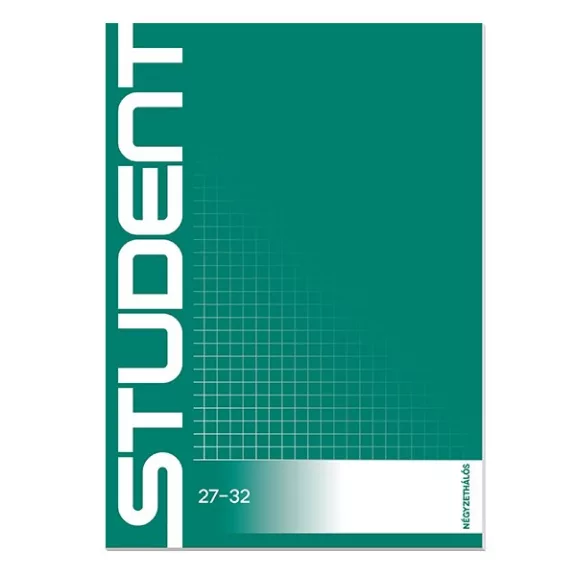 Füzet kockás ICO Student A/5 32 lapos 27-32