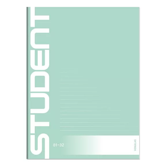 Füzet vonalas ICO Student A/4 32 lapos 81-32