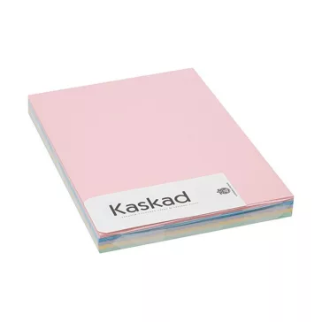   Dekorációs karton KASKAD A/4 160 g pasztell vegyes színek 5x25 lapos