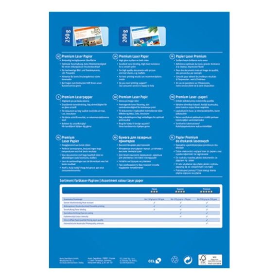 Fotópapír AVERY 2798 A/4 laser fényes 200 g 100 lapos