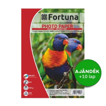 Fotópapír VECTRALINE A/4 inkjet fényes 180 g 100 lapos
