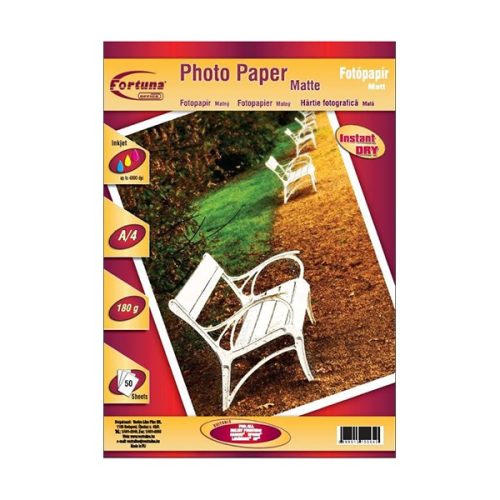 Fotópapír FORTUNA A/4 inkjet matt 180 g 50 íves