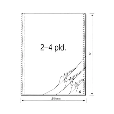   Leporelló STARPRINT 240/4 példány lapszámozott 450 garnitúra/doboz