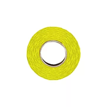   Árazószalag FORTUNA 22x12 mm perforált sárga 10 tekercs/csomag