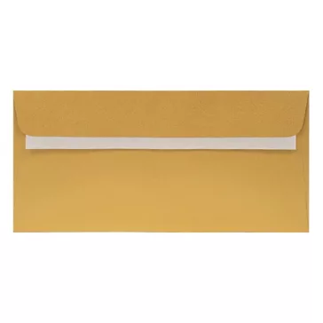   Boríték színes KASKAD LA/4 szilikonos 110x220mm 120 g arany 25 darabos