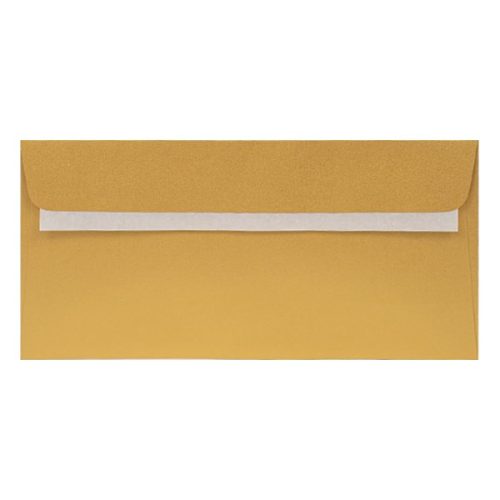 Boríték színes KASKAD LA/4 szilikonos 110x220mm 120 g arany 25 darabos