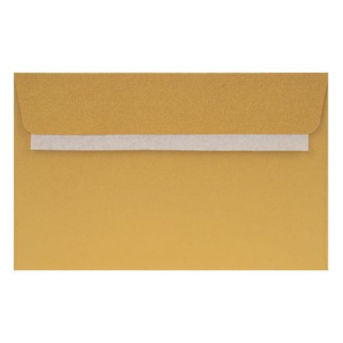 Boríték színes KASKAD LC/6 szilikonos 114x162mm 120 g arany 25/csom