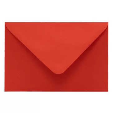   Boríték színes KASKAD LC/6 enyvezett 114x162mm 28 korallpiros 50 darabos