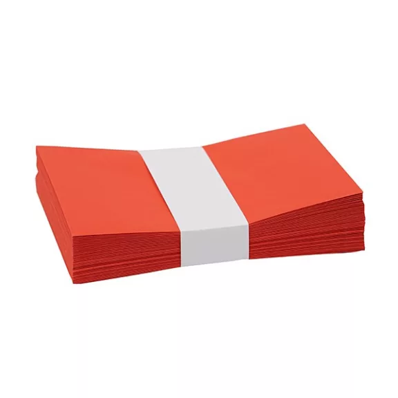 Boríték színes KASKAD LC/6 enyvezett 114x162mm 28 korallpiros 50 darabos