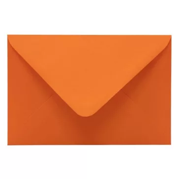   Boríték színes KASKAD LC/6 enyvezett 114x162mm 48 narancs 50 darabos