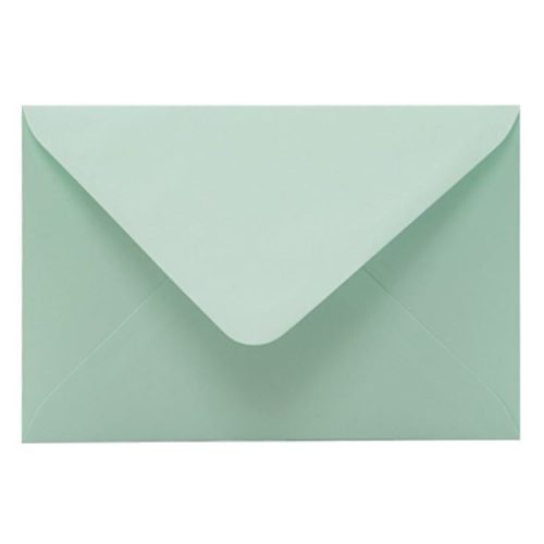 Boríték színes KASKAD LC/6 enyvezett 114x162mm 61 világos zöld 50 darabos