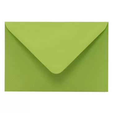   Boríték színes KASKAD LC/6 enyvezett 114x162mm 66 lime zöld 50 darabos