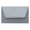 Névjegyboríték színes KASKAD enyvezett 70x105 mm 52 ezüst metál 120 g 25 darabos