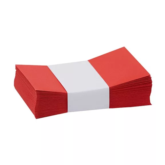Névjegyboríték színes KASKAD enyvezett 70x105mm 29 vörös 50 darabos