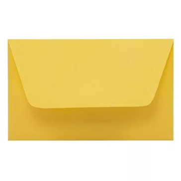   Névjegyboríték színes KASKAD enyvezett 70x105mm 57 citromsárga 50 darabos