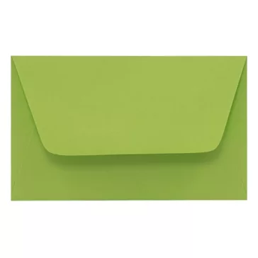   Névjegyboríték színes KASKAD enyvezett 70x105mm 66 lime zöld 50 darabos