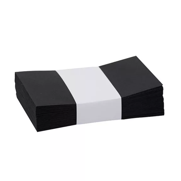 Névjegyboríték színes KASKAD enyvezett 70x105mm 99 fekete 50 darabos