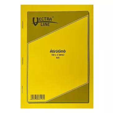 Önátírótömb VECTRALINE A/5 álló 50x2 lapos