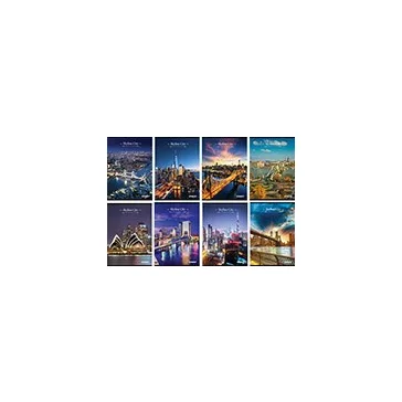 Füzet vonalas STREET A/4 52 lapos Skyline