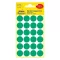 Etikett AVERY 3006 jelölőpont 18mm zöld 96 darabos