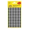 Etikett AVERY 3009 jelölőpont 8mm fekete 416 darabos