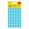 Etikett AVERY 3011 jelölőpont 8mm kék 416 darabos
