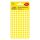 Etikett AVERY 3013 jelölőpont 8mm sárga 416 darabos