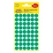 Etikett AVERY 3143 jelölőpont 12mm zöld 270 darabos