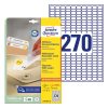 Etikett AVERY L4730REV-25 17,8x10mm visszaszedhető 6750 címke/doboz 25 ív/doboz