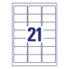 Etikett AVERY L6023REV-25 63,5X38,1 univerzális visszaszedhető 25+5 ív/doboz