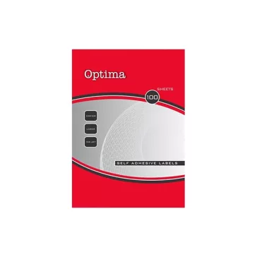   Etikett OPTIMA 32121 25,4x10mm 18900 címke/doboz 100 ív/doboz