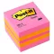 Öntapadós jegyzettömb 3M Post-it LP2051P 51x51mm mini kocka vegyes pink 400 lap