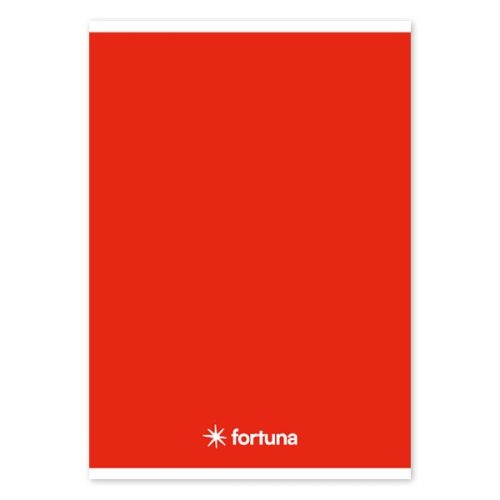 Füzet vonalas FORTUNA Monocolor A/5 32 lapos piros