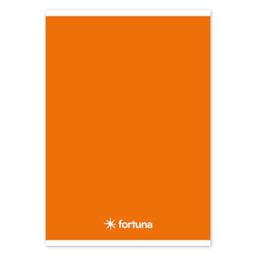 Füzet vonalas FORTUNA Monocolor A/5 32 lapos narancssárga
