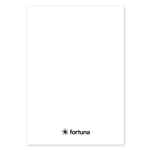 Füzet vonalas FORTUNA Monocolor A/5 32 lapos fehér