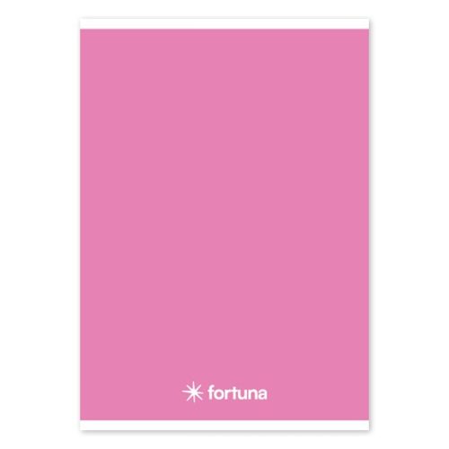 Füzet vonalas FORTUNA Monocolor A/5 32 lapos rózsaszín