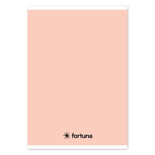 Füzet vonalas FORTUNA Monocolor A/5 32 lapos 21-32 pasztell barack