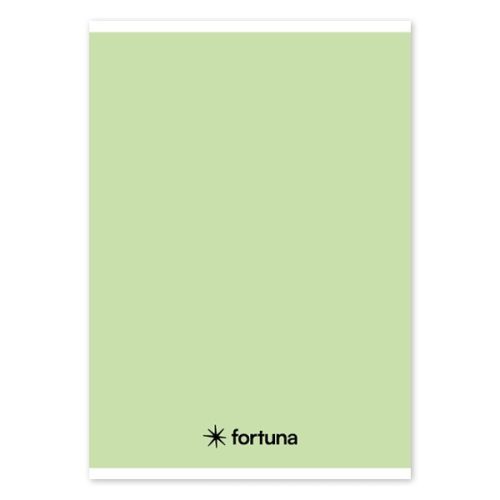 Füzet vonalas FORTUNA Monocolor A/5 32 lapos pasztell zöld
