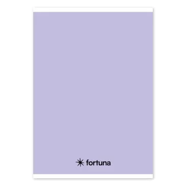   Füzet vonalas FORTUNA Monocolor A/5 32 lapos 21-32 4-8.osztályos pasztell lila