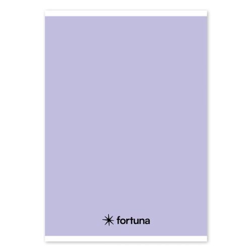 Füzet vonalas FORTUNA Monocolor A/5 32 lapos pasztell lila