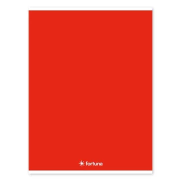Füzet vonalas FORTUNA Monocolor A/4 32 lapos 81-32 piros